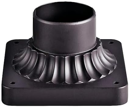Kichler 9592AZ Accessory Pedestal Mount, Architectural Bronze, 12-Inch