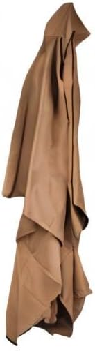 Rectangular Umbrella Canopy Replacement 6 Ribs, Fade Resistant Replacement Umbrella Canopy, Heavy Duty Polyester Fabric Outdoor Shade Canopy Cover for Market Table Cantilever Parasol Top Cover(Khaki)