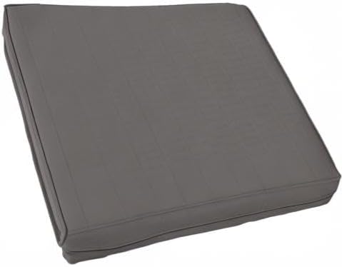 Covers & All Square Outdoor Cushion Covers for Patio Furniture Sets, Water, Tear & UV Resistant Polyester Cushion Slipcover with Zippers (Pack of 2) (24" L x 24" W x 4" Thick, Charcoal Gray)