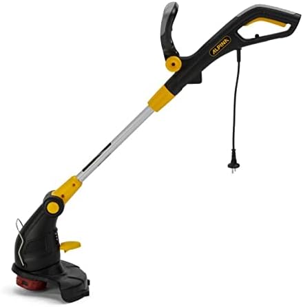 Alpina 252060004/A20 Electric Lawn Trimmer ATR 600 E, 600 W, Black/Yellow, Cutting Width 30 cm