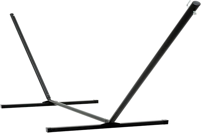 PNAEUT Double Rope Hammock with Stand Included, 12ft Heavy Duty Stand, 2 Person Traditional Cotton Rope Hammocks with Pillow for Outside Porch Patio Backyard Outdoor, Max 475lbs Capacity (Coffe)