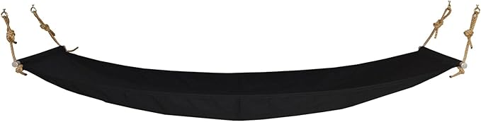 Full Hammock with Mounting Hardware, Black