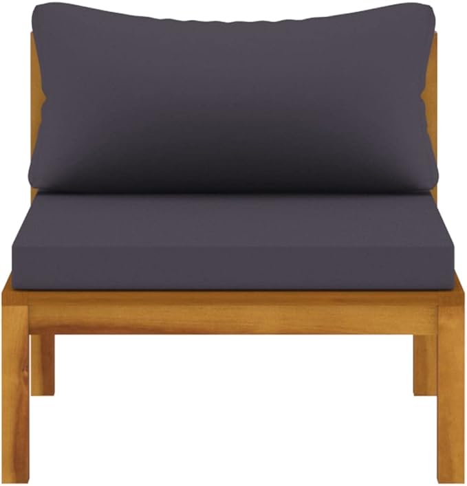 3-Seater Patio Sofa with Cushion,Patio Lounge Set,Patio Furniture Sets,Patio Conversation Sets,Outdoor Furniture Sets,for Garden,Backyard,Outdoor,Solid Acacia Wood