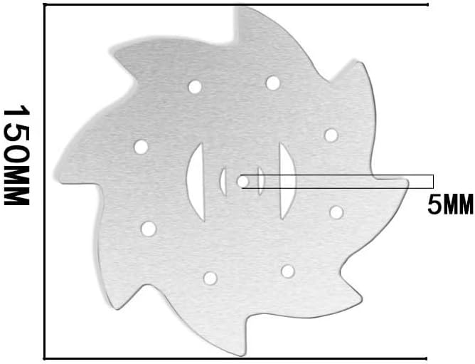 6" Eight Corners Carbide Carbide Tipped Weed Wacker Blade, 4" Brush Cutter Blade for Weedeater, Metal Cutter Blades Replacement Suitable for Most Electrical Weed Wacker stringless Weed Eater