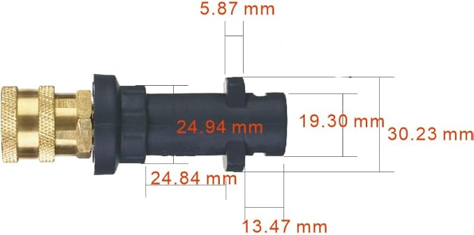 M MINGLE Pressure Washer Gun Adapter, to 1/4'' Quick Connect Fitting, Only Compatible Karcher K2, K3, K4, K5, K6, K7