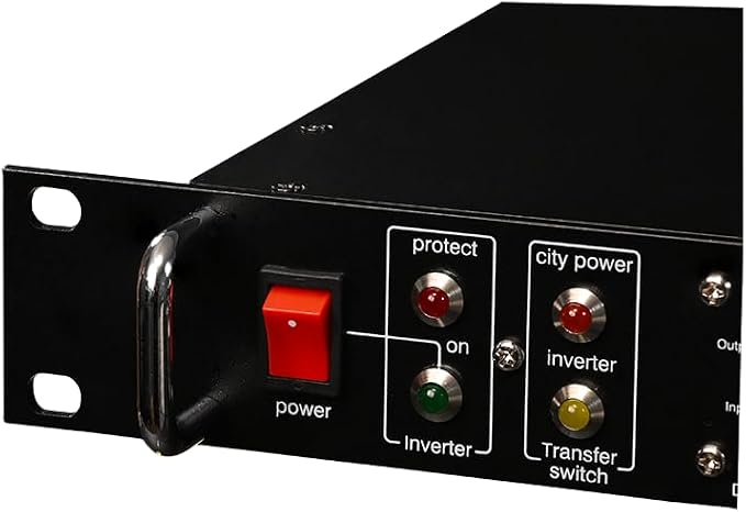 1000 Watt Negative 48 Volt Rack Mount Inverter to 120 Volt AC – 1U (-48V)