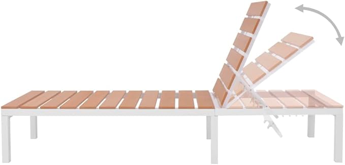 Patio Lounge Set with Cushions,Outdoor Patio Furniture,Conversation Furniture,Patio Furniture Sets,for Terrace,Garden,Backyard,5 Piece Aluminum and WPC
