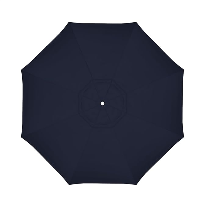 California Umbrella Replacement Canopy Cover in Pacifica Navy Blue Umbrella, 11' Round
