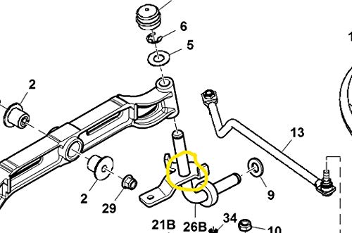 Riding Mower Steering Upgrade Kit Compatible with John Deere Models L100 L105 L107 L108 L110 L111 L118 L120 L130