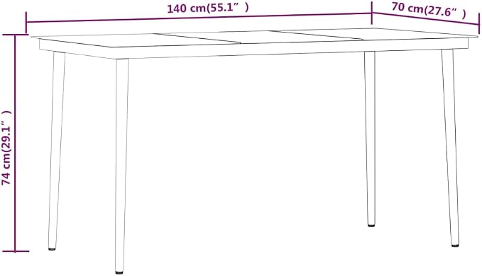 7 Piece Patio Dining Set Gray and Black Outdoor Rattan Table Chairs with Glass Top for Garden Deck Backyard