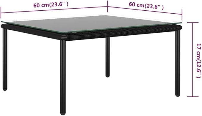 Patio Lounge Set with Cushions,Outdoor Furniture,Outdoor Furniture Sets,Patio Conversation Sets,for Garden,Deck,Backyard,5 Piece Black PVC