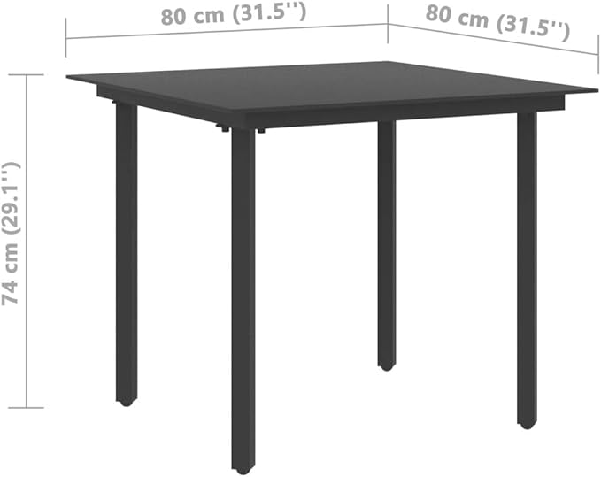3 Piece Patio Dining Set, Outdoor Lounge Sets Patio Conversation Set Sectional Sofa Outdoor Sofa Sets for Poolside Exhibition Piazza Negotiation Area PVC Rattan Black