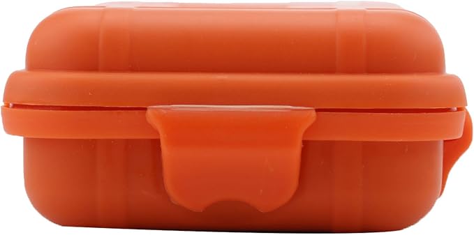 Brrnoo Outdoor Shockproof Box, Storage Containers, Shockproof Plastic Container Carry Boxes Camping Sealed Dry Box for Fishing Camping Hiking (Small Size)