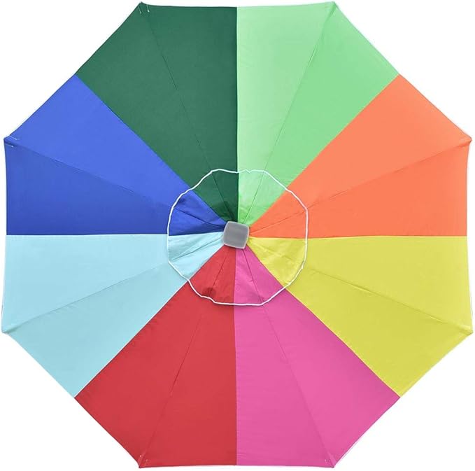 Yescom Patio Umbrella Replacement Outdoor Canopy Beach Backyard Market Table Top Cover