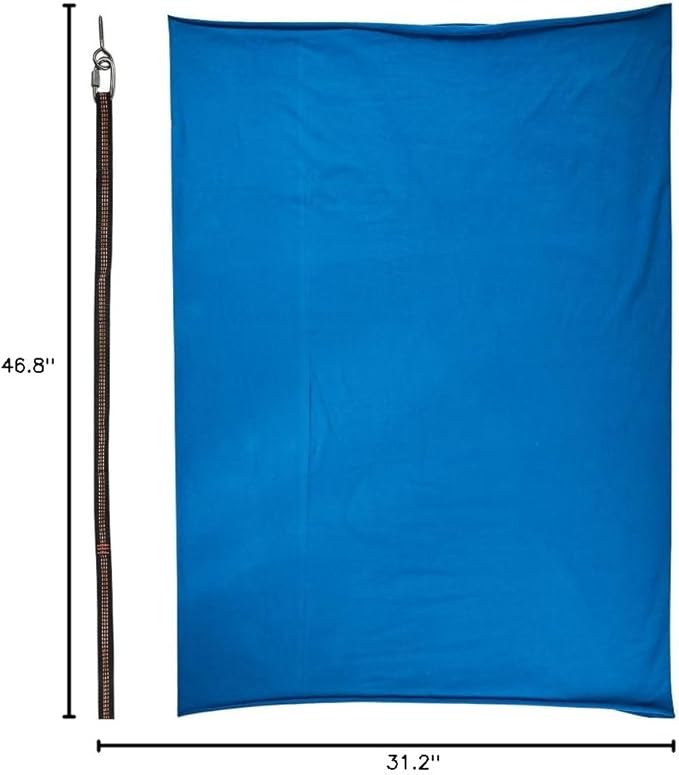 TOPARCHERY Indoor Sensory Swing for More Special Needs, Cuddle Hammock for Sensory Integration Snuggle Swing Hammocks (Blue)