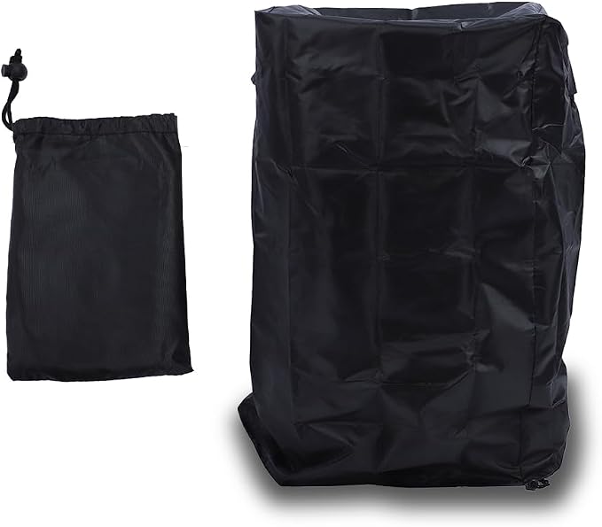 Tiiyee Pressure Washer Cover, Protective Outdoor Cover Heavy Duty Waterproof Dustproof Protection Pressure Washer Pump Protector with Windproof Drawstring for Electric Cleaner 17.7 x 17.7 x 34.3 Inch