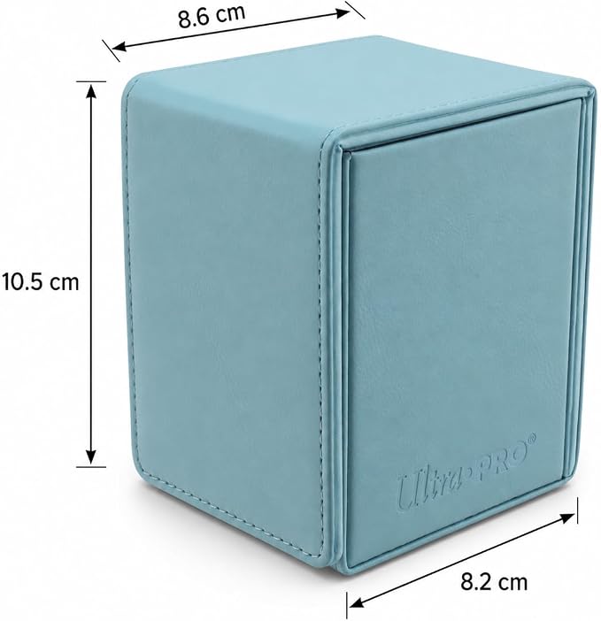 Ultra Pro ULP15925 Vivid Alcove Flip Deck Box, Light Blue