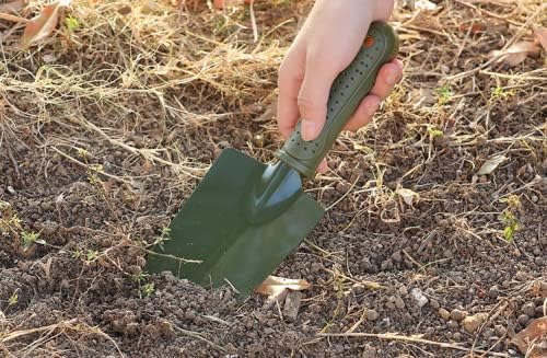 3 Pieces Small Gardening Hand Shovel Garden Trowel Transplanter Lightweight Comfortable Ergonomic Handle Gardening Tool Set Potted Plants Handle Garden Tool for Houseplant (Medium)