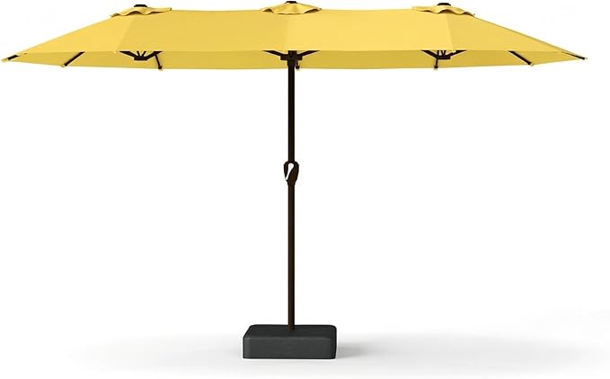 15FT Large Patio Umbrella with Base Included