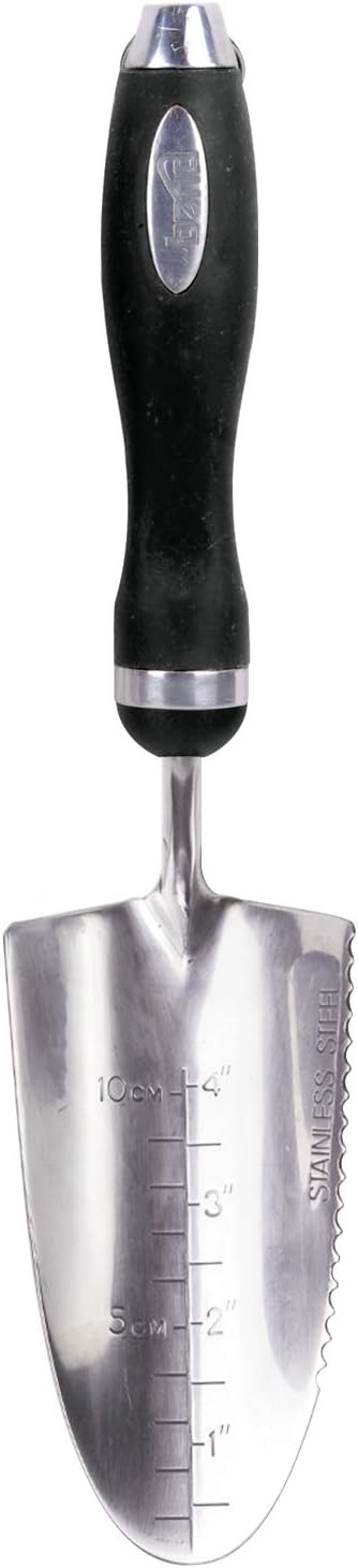 Bond Manufacturing 1903 Stainless Steel Series Serrated Trowel with Gel Grip Handle