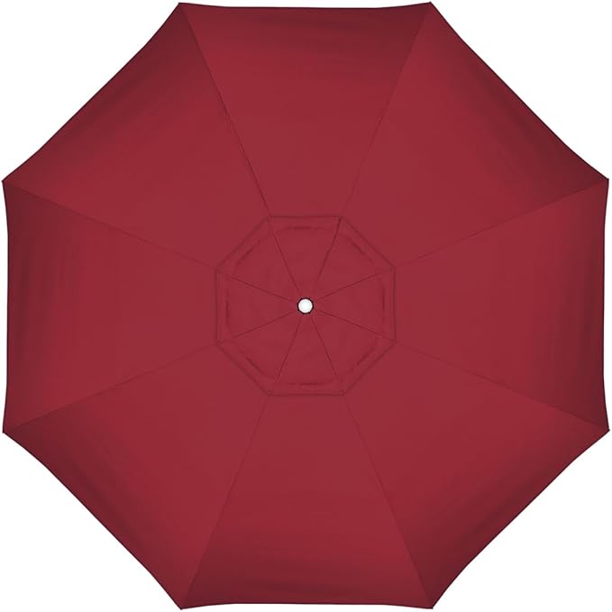 California Umbrella Replacement Canopy Cover in Pacifica Red Umbrella, 11' Round
