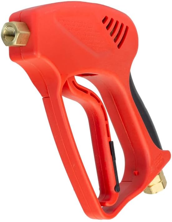 Maxshine Short Pressure Washer Gun – High-Pressure Water Handle with 1/4” Quick Connector Coupler – Power Washer Gun Compatible with Foam Cannon – Includes 3/8” Male & M22 14mm Twist Plug Connectors