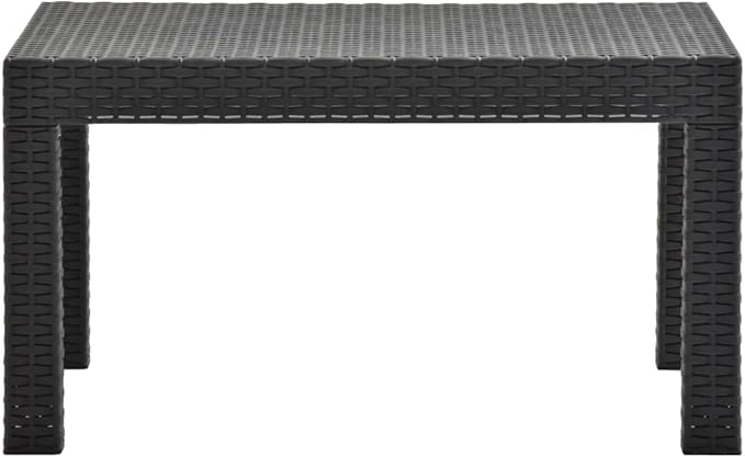 Patio Lounge Set with Cushions,Outdoor Conversation Furniture Sets,Outdoor Furniture Sets,for Lawn,Garden,Backyard,2 Piece PP Rattan Anthracite