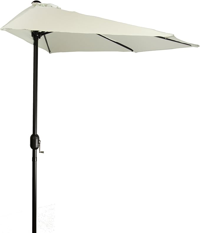 Patio Half Umbrella - 9' - By Trademark Innovations (Spa)
