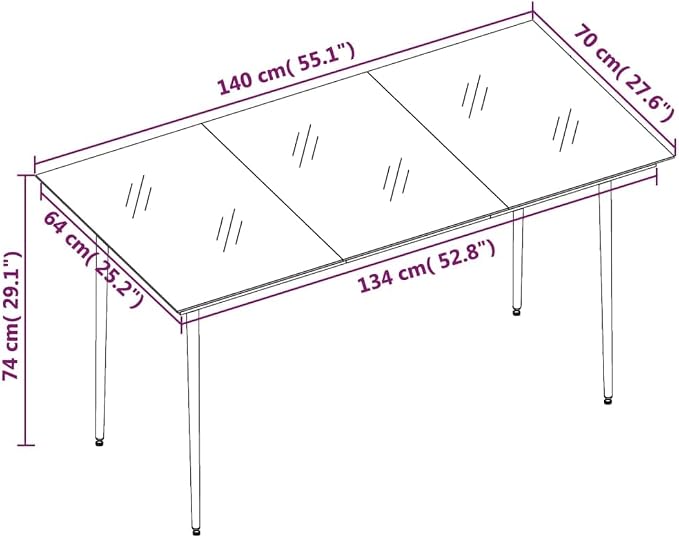 5 Piece Patio Dining Set Light Gray with Reclining Chairs, Outdoor Rattan Furniture for Garden Backyard, Tempered Glass Table and Adjustable PE Wicker Seat Cushions, 4 Person Patio Conversation Set