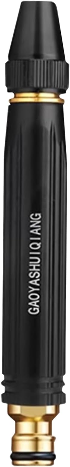 High Pressure Power Car Water Washer Nozzle with Metal Connector, Garden Hose Sprayer for Car Washing and Outdoor Cleaning, Sturdy Watering and Pressure Cleaning Accessory (1 Count)
