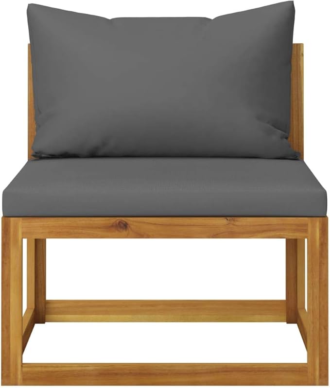 Patio Lounge Set with Cushion,Outdoor Patio Furniture,Outdoor Chat Conversation Set,Garden Furniture Sets,for Patio,Backyard,Garden,Outdoor,3 Piece Solid Acacia Wood
