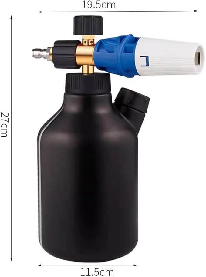Foam Cannon | Unique Side Fill | Professional Pressure Washer Attachment (Up to 4500 PSI) - Optimal for Superior Car Cleaning