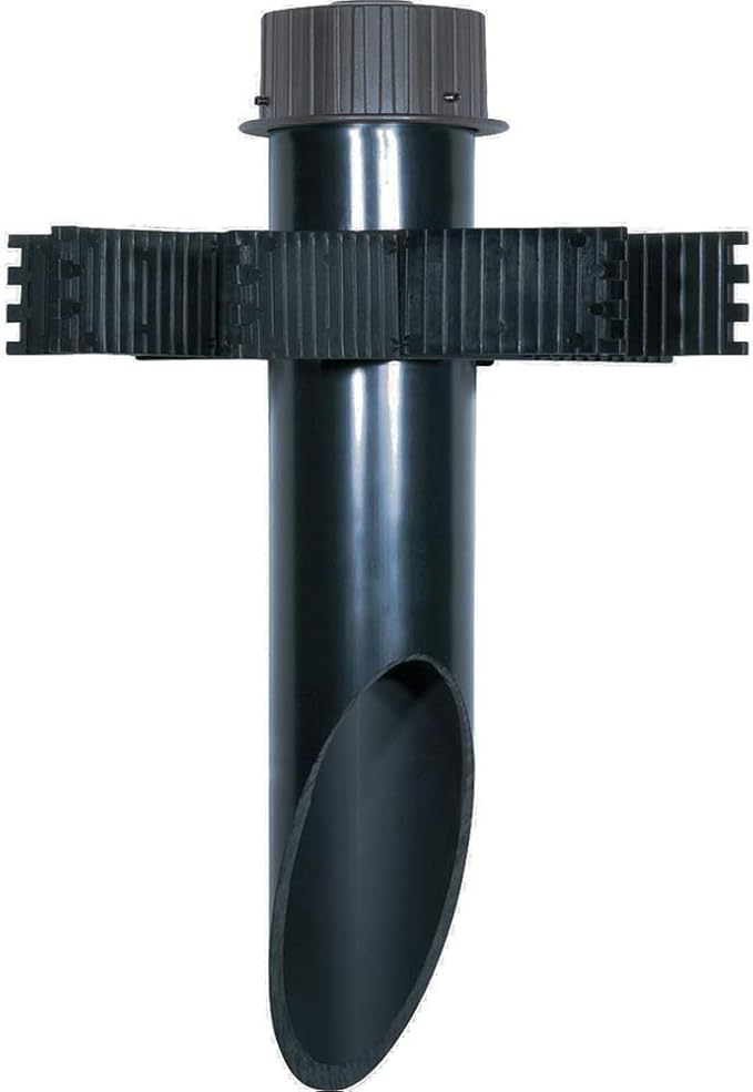 Nuvo 60-678 3" Diameter Outdoor Lighting Mounting Post in Dark Gray Finish
