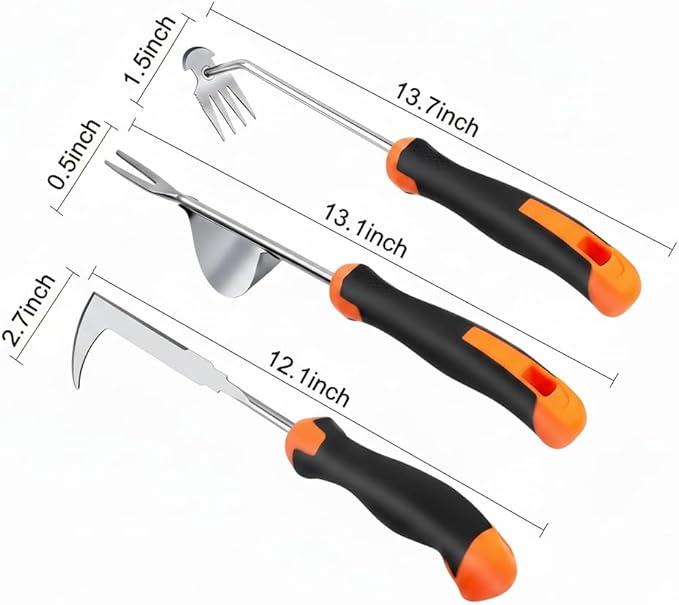Weed Puller Tool, portable garden tool, Four-Tined Weeding Tool, Uprooting Weeding Tools, Crevice Weeder, Backyard Farming Weeding ,Weeding Equipment for Outdoor Camping ,Weed Removal Tool (style3)