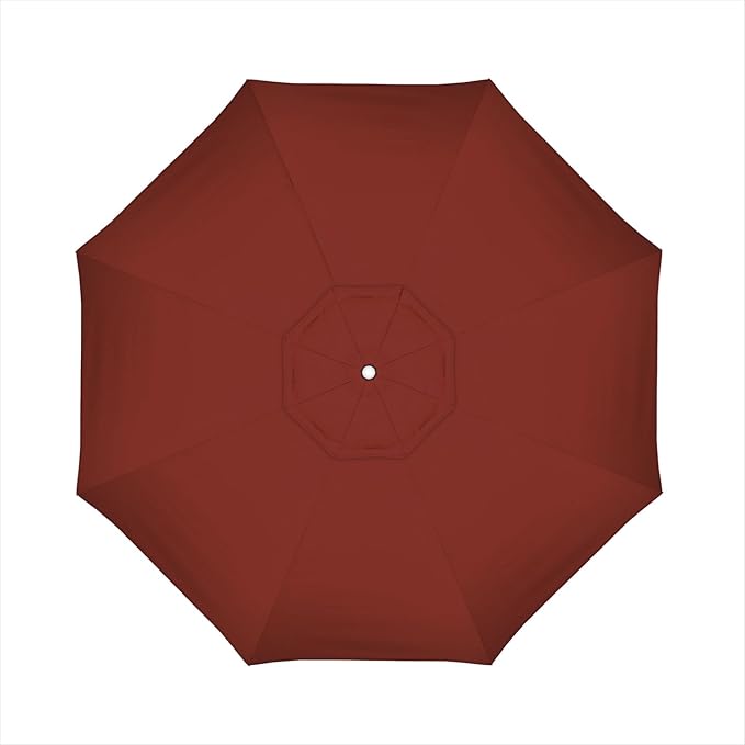 California Umbrella Replacement Canopy Cover in Pacifica Brick Umbrella, 11' Round