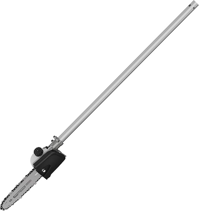 60V Cordless String Trimmer Pole Saw Attachment, 200W Brushless Motor, 17" Cutting Swath, Dual Speed 6100/4600 RPM, Dual-Line Bump Feed Weed Eater