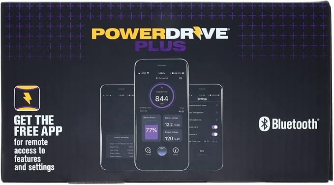 PowerDrive Plus PWD1500P 1500 Watt Power Inverter with Bluetooth(R) Wireless Technology and Remote Control