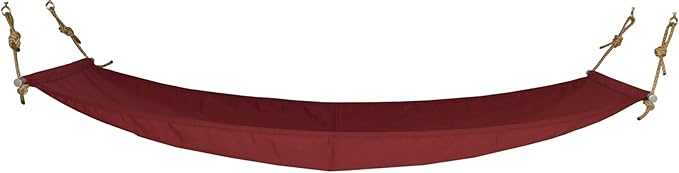 Furniture Barn USA Full Hammock with Mounting Hardware, Burgundy