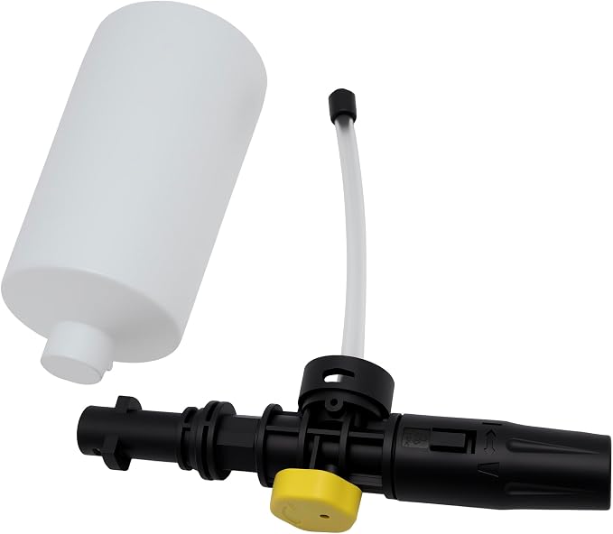 FJ6 Foam Cannon, Compatible with Kar-Cher K1-K7 Pressure Washers, 700ml Tank, Adjustable Spray Nozzle, for Cars, RVs, Garden Furniture, Patios