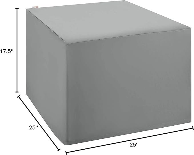 Modway Immerse All-Weather Outdoor Patio Furniture Cover for Use With Convene / Sojourn / Summon Ottoman and Side Table