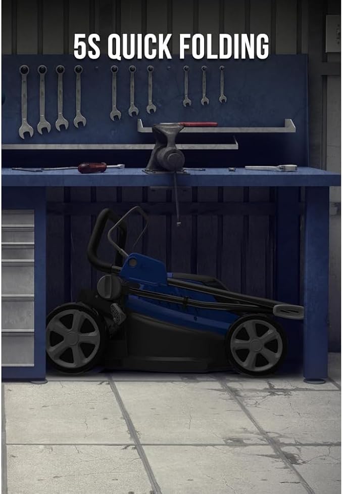 Lawn Mower 40V Brushless Cordless Electric with 5 Cutting Height Adjustments