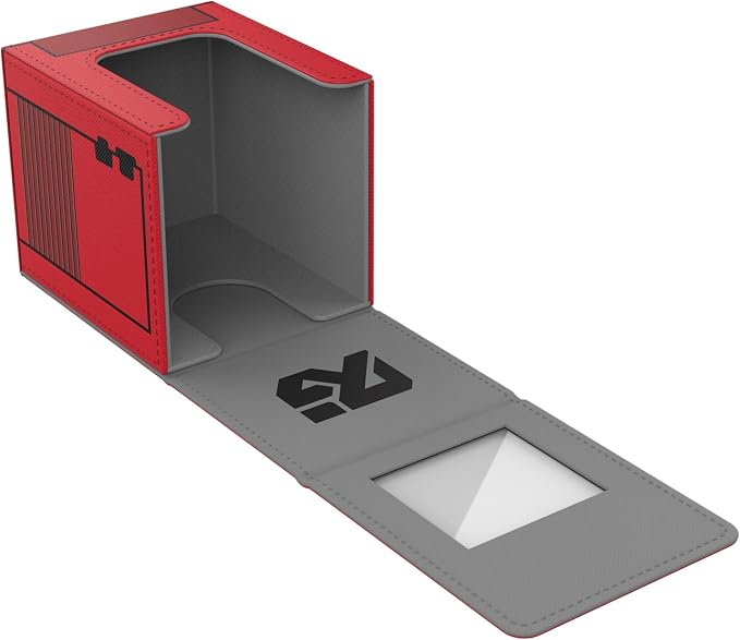 Realm Boy Red - TCG/MTG 100+ Card Window Deck Box (Fits Top Loaders)
