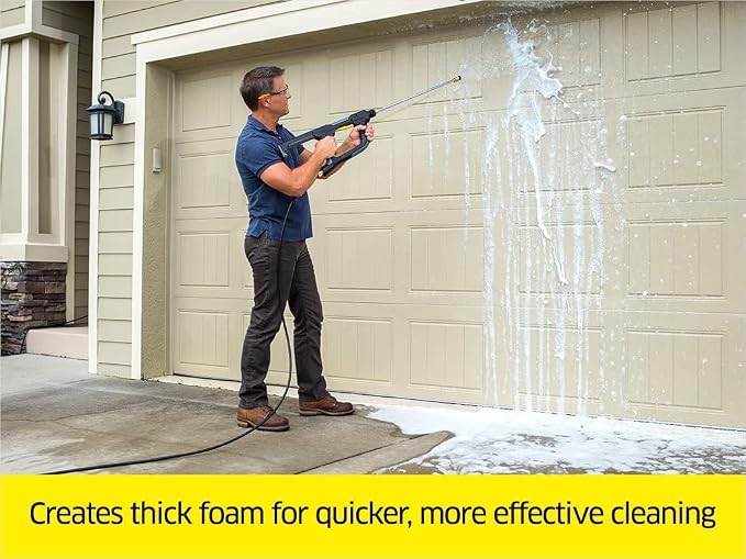 Greenworks 1600 PSI (1.2 GPM) Electric Pressure Washer & Kärcher - Pressure Washer Multi-Purpose Cleaning Soap Concentrate – for All Outdoor Surfaces – 1 Gallon