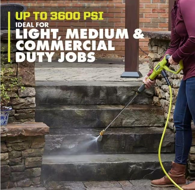 RYOBI Heavy Duty 3600 PSI Pressure Washer Handle Kit
