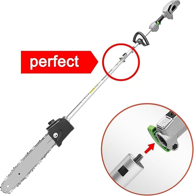 Pole Saw Attachment fits for ego's PSA1000 POWERPH1400E MHSC2002E EP7500 MHCC1002E string trimmerhead and powerhead PSA1000