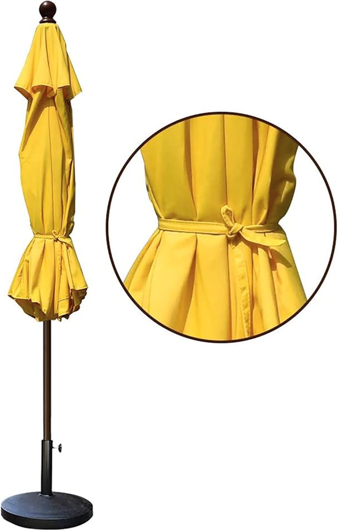 EliteShade USA 10-Year-Non-Fading 9Ft Market Patio Umbrella, UPF 50+ UV Protection Performance Sun Umbrella, Heavy Duty Commercial Grade Outdoor Table Umbrella with Crank & Tilt, Windproof Vented Top for Garden, Pool, Deck and Outdoor Playsets, Sunflow...