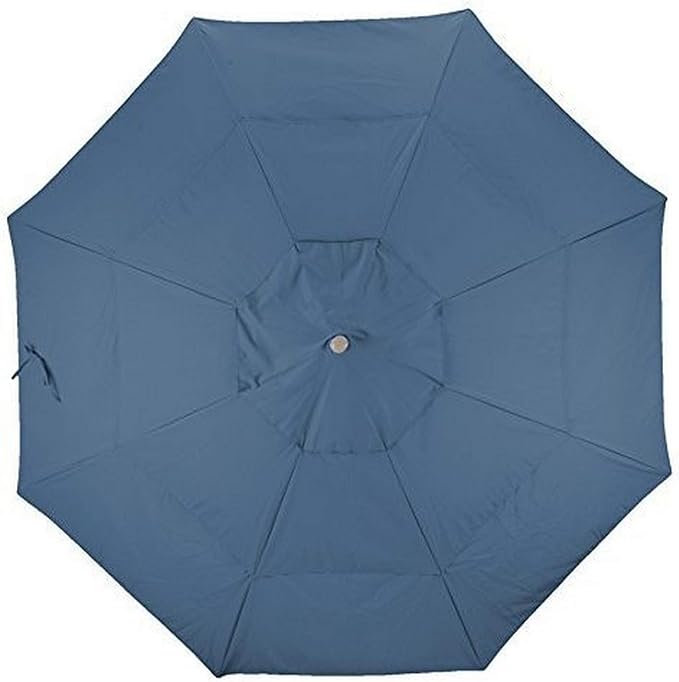 California Umbrella Replacement Canopy Cover in Pacifica Sapphire Umbrella, 9' Round