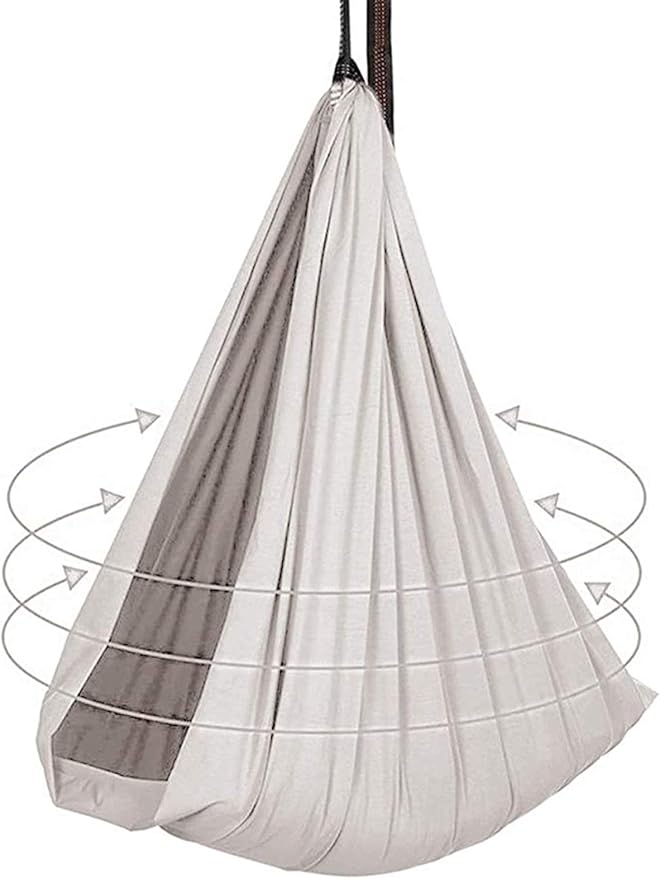 Indoor Elastic Therapy Swing Kids Cuddle Hammock for Child/Adult Autism ADHD Aspergers and Sensory Integration with Special Needs Ideal (Size : 100 x 280 cm)