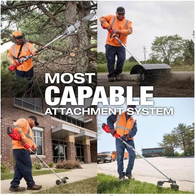 for Milwaukeed M18 Fuel 18V 16 in. Brushless Cordless Batery Powered String Trimmer 8.0 Ah FORG Kit w/ M18 Fuel Blower + TPT Premium cart