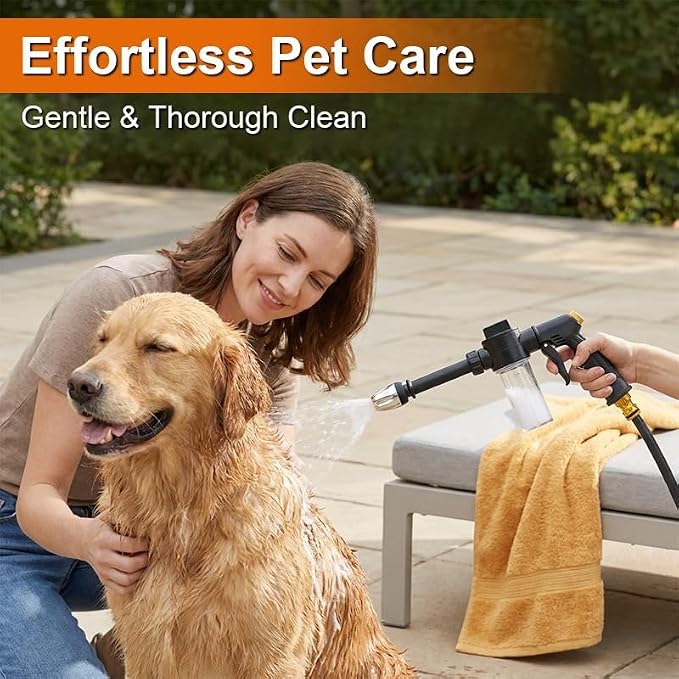Jet Nozzle Power Washer forGarden, 2026 New Pressure Washer Wand with Jet Nozzle, Pressure Washer Nozzle for Car Washing Patio Garden Outdoor Cleaning